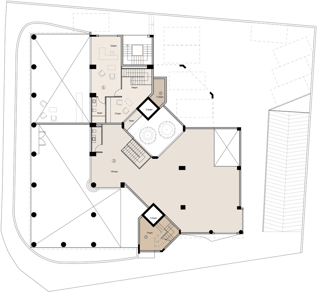 Mezzanine plan