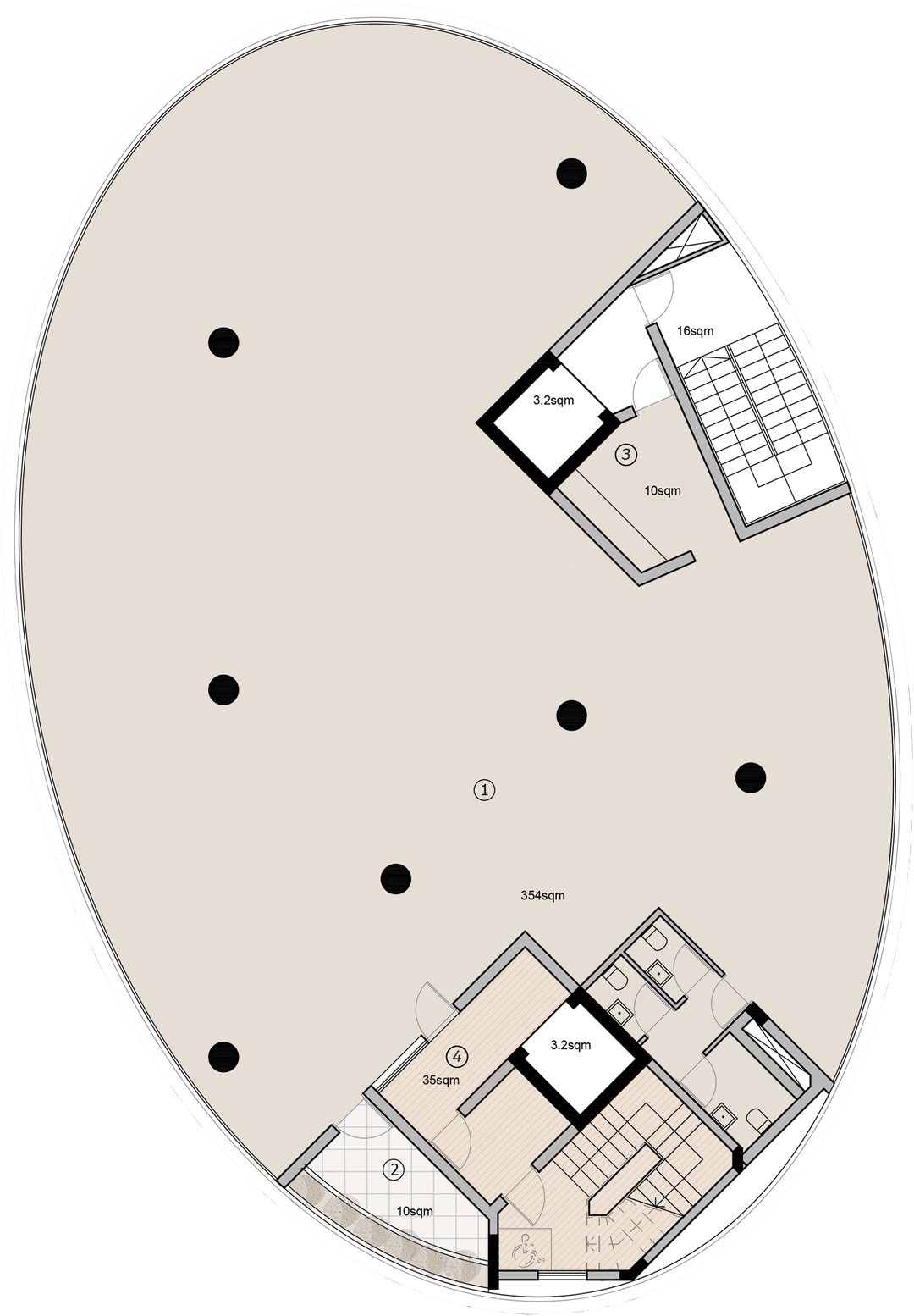 Third floor plan
